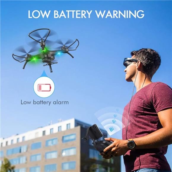 Drones with Camera for Adults/Kids/Beginners - 1080P HD Drones for Adults, 120° - Picture 2 of 6